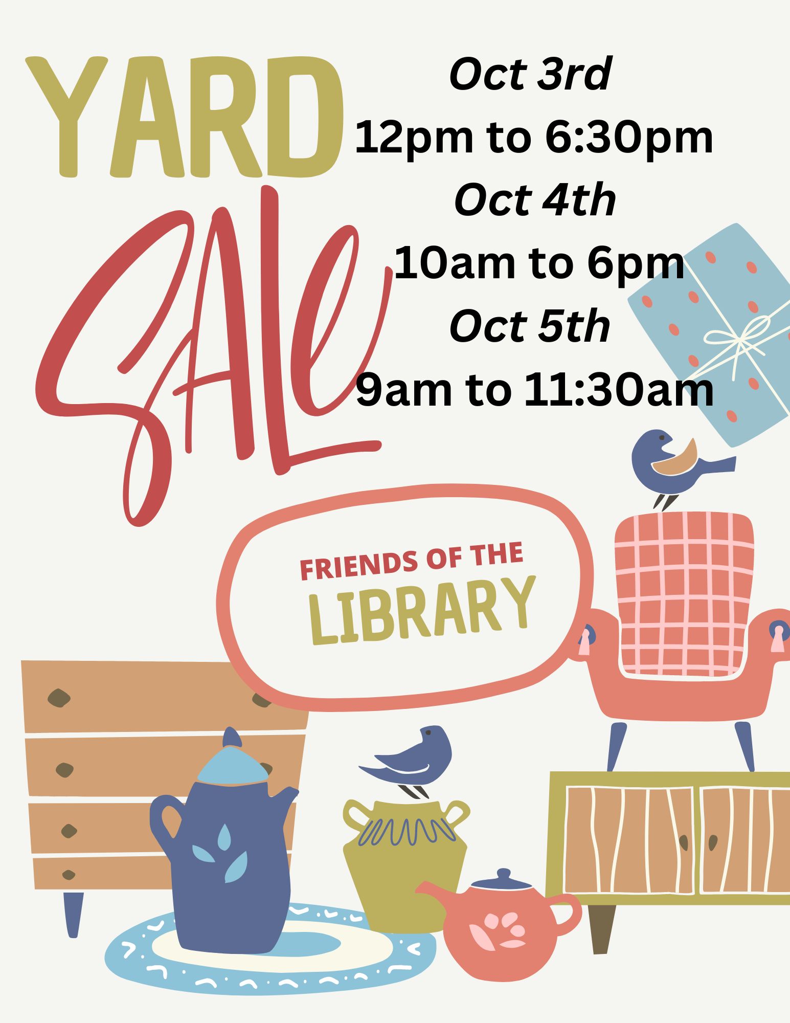 You are currently viewing Friends of the Library Yard Sale